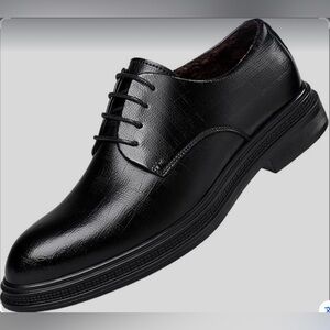Classic Vegan Black Men's Dress Shoes size 41 or size 8 NIB
